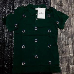 Brand New Green Moncler Polo Cheap